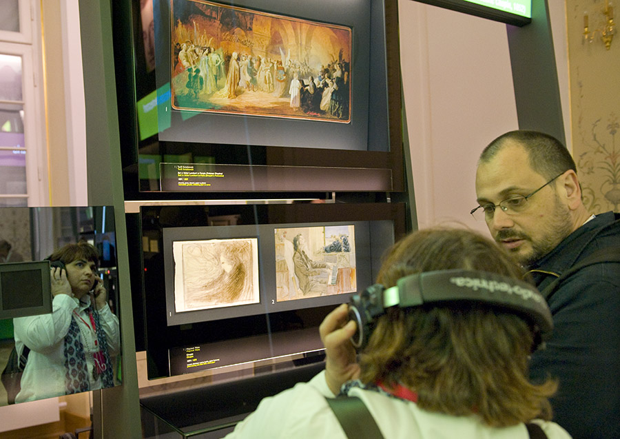 Visitors at The Fryderyk Chopin Museum, photo: Marek Dusza
